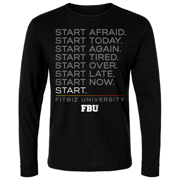 JUST START - LONG SLEEVE T-SHIRT - $7WHA98$ Thumbnail